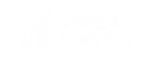 Logotipo en blanco de Google Analytics, herramienta de análisis web y medición de tráfico.