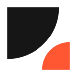 Logotipo de Galicia IT con forma geométrica negra y detalle naranja sobre fondo gris claro.